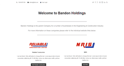 Desktop Screenshot of bandonholdings.com